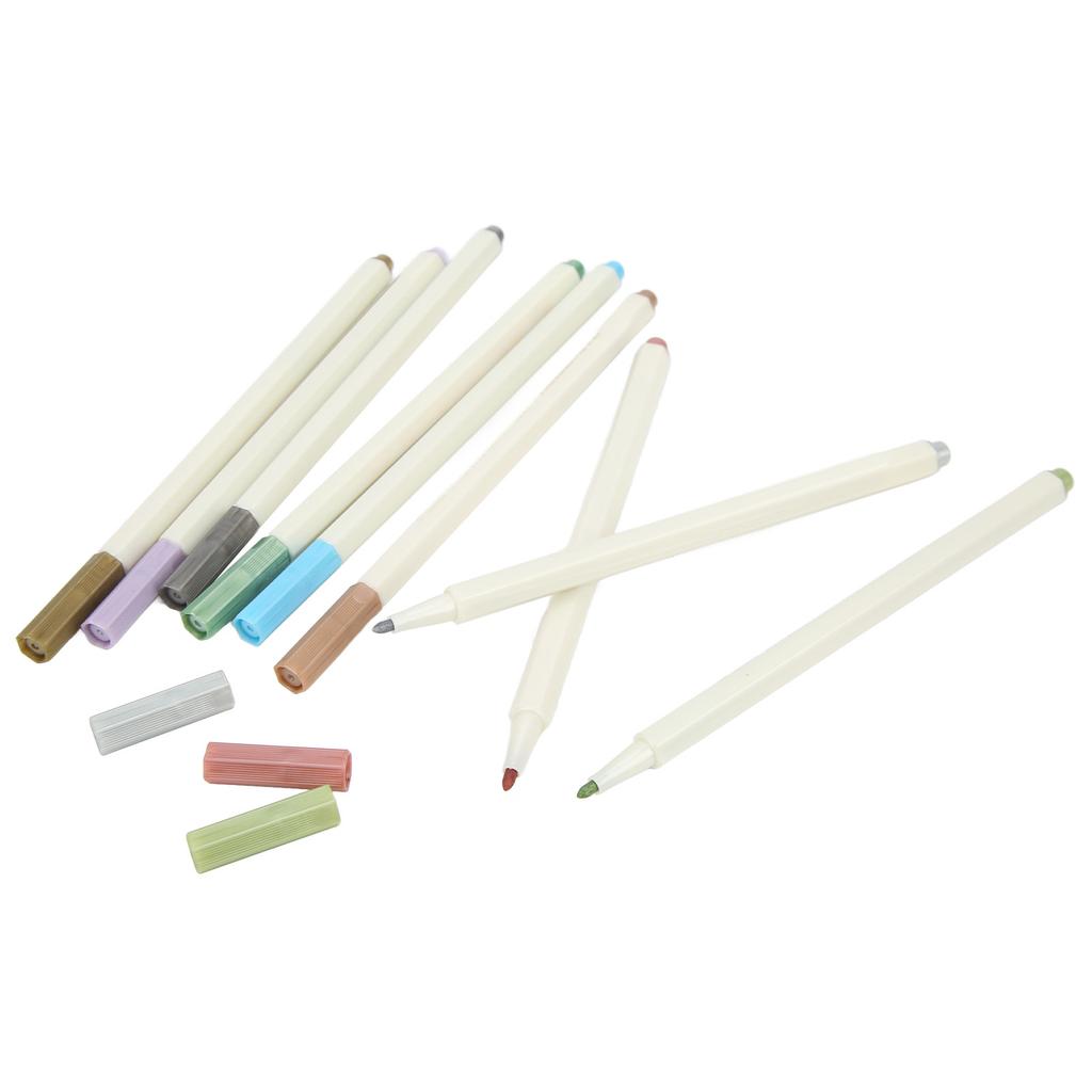 Metallic-Farbstifte 10 Farben Starke Deckkraft Umweltfreundliche Marker zum Malen Scrapbooking DIY-Basteln