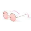 Kids Round Sunglasses Metal Frame UV Protection Lightweight Durable Design Suitable for Children Outdoor Activities