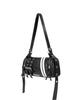 Illigo Line Buckle Cylinder Bag Black