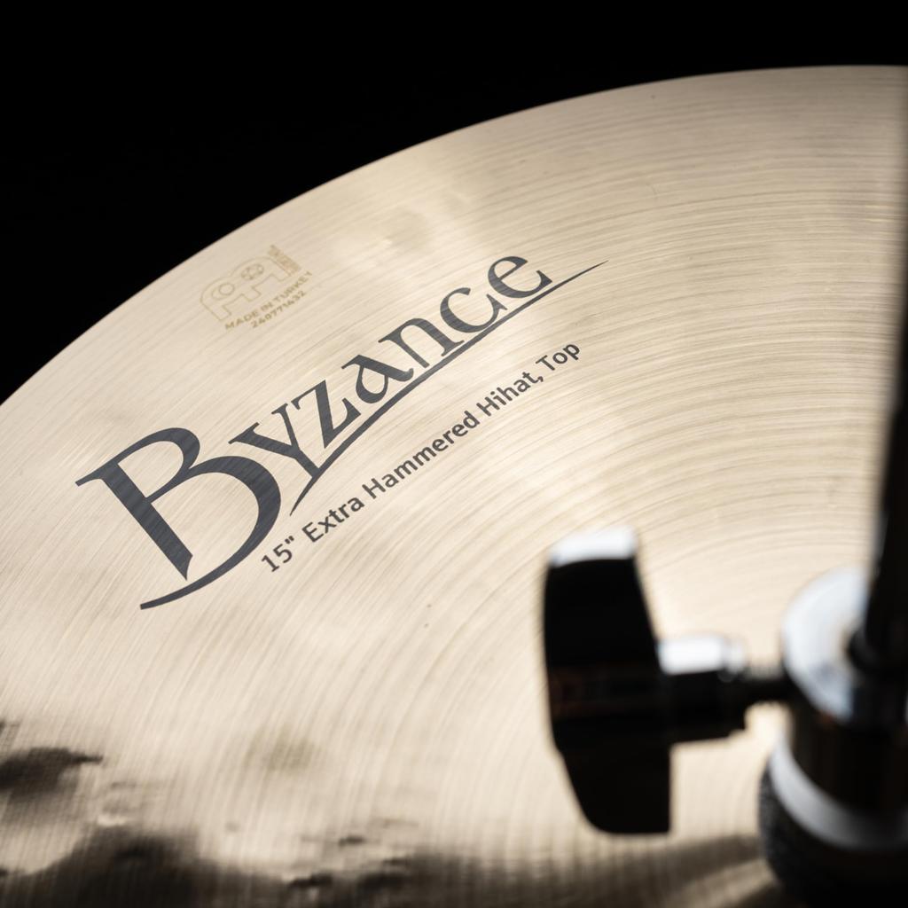 MEINL Cymbals Byzance Traditional Series Extra Hammered B15EHH 15" Hi-Hats