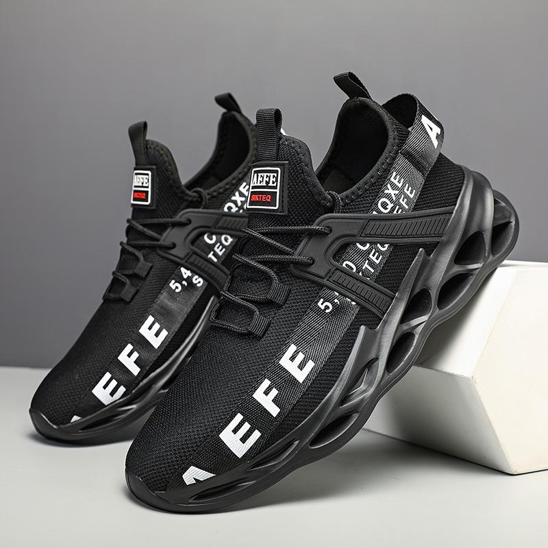Men Summer Casual Sports Sneakers Breathable Fashion Flat MAEDEF Shoes High Quality Outdoor Flats Black Running Athletic Walking Shoe