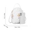 Women Small Backpack Cute Mini PU Backpack Multifunctional Lightweight Casual Bag for Travel