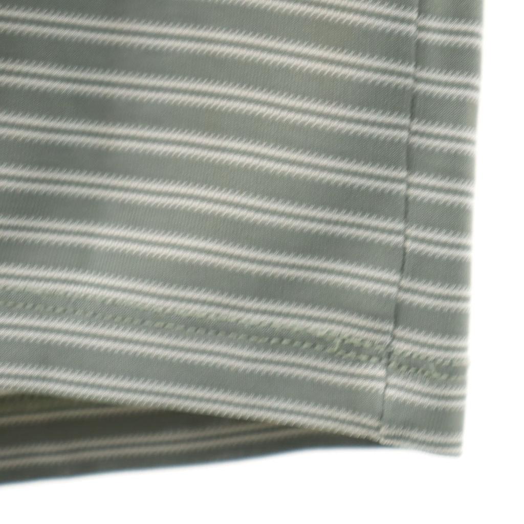 Giorgio Armani Made In Italy Border Pattern Short Sleeve T-shirt L Gray Men's Used