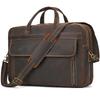 Fashion Genuine Leather Briefcase Bag For Men Male Laptop Business Handbags Soft Cowhide Men's Tote Bag 14 15 Inch Shoulder Bag