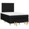 Maison Exclusive - Sommier à lattes de lit avec matelas Noir 120x200 cm Tissu