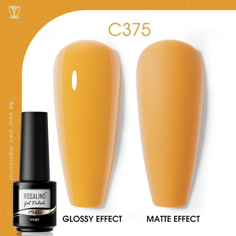 ROSALIND Gel Nagellack Soak Off UV LED Nails Art Design Lack Semi Permanent Gele Lack DIY Maniküre