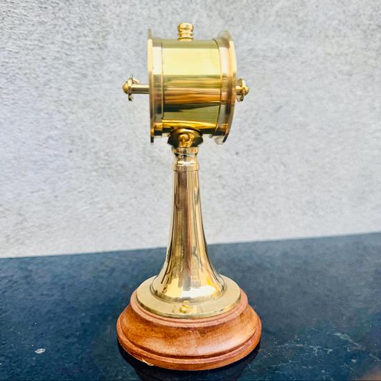 Nautischer Messing Schiffsmotorentelegraph 17,78 cm Maritime Dekoration Marineoffizier Geschenk Hochzeitstag Tischplatte Home Office Dekoration