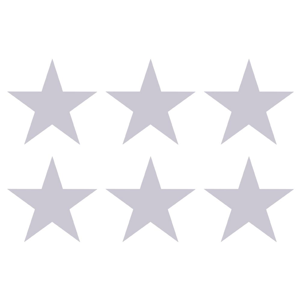 6ks Pěticípá hvězda Nálepka na auto Odrazka Samolepka na kolo Fólie Motocykl Noční Upozornění I4D5