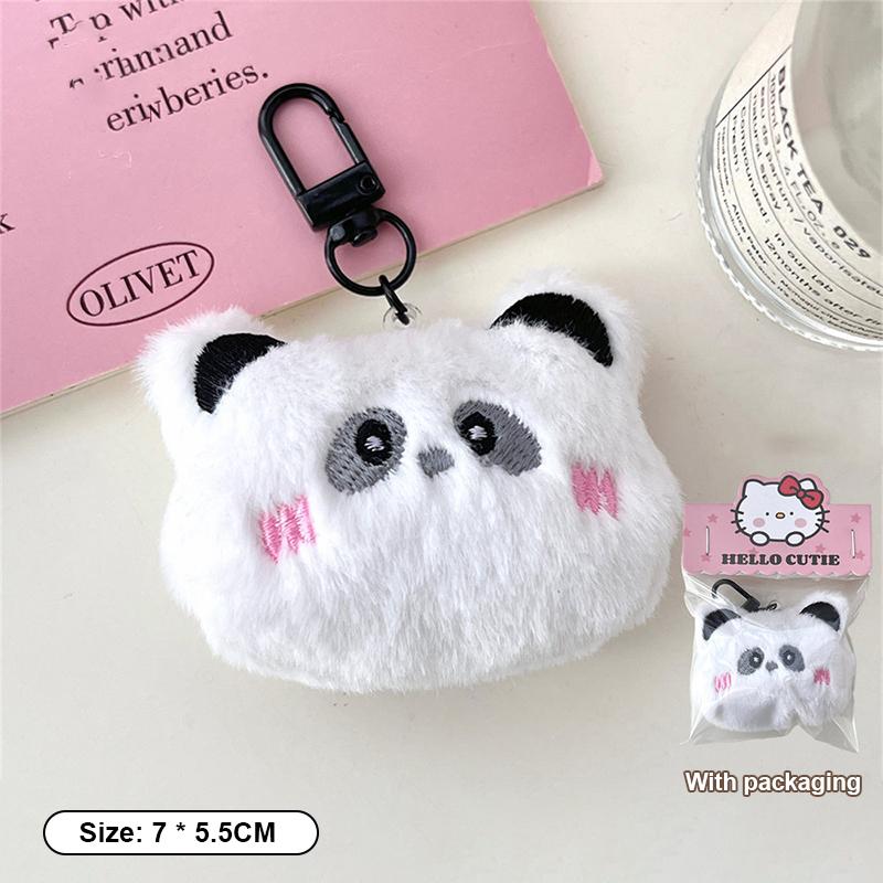 Kawaii Roztomilá plyšová zvířátka Panenky Klíčenka Plyšová hračka Pro ženy Dívky Školní taška Přívěsek Klíčenka Batoh Závěsné Ozdoby Dárky