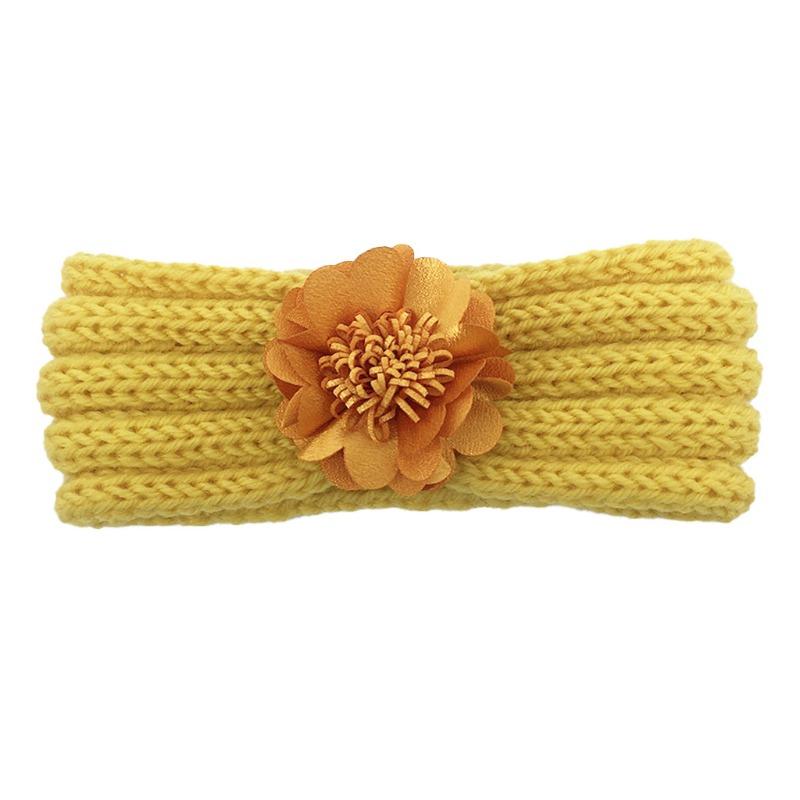 New Baby Hair Accessories Autumn and Winter Warm Headscarf Children's Knitted Headband Hand-woven