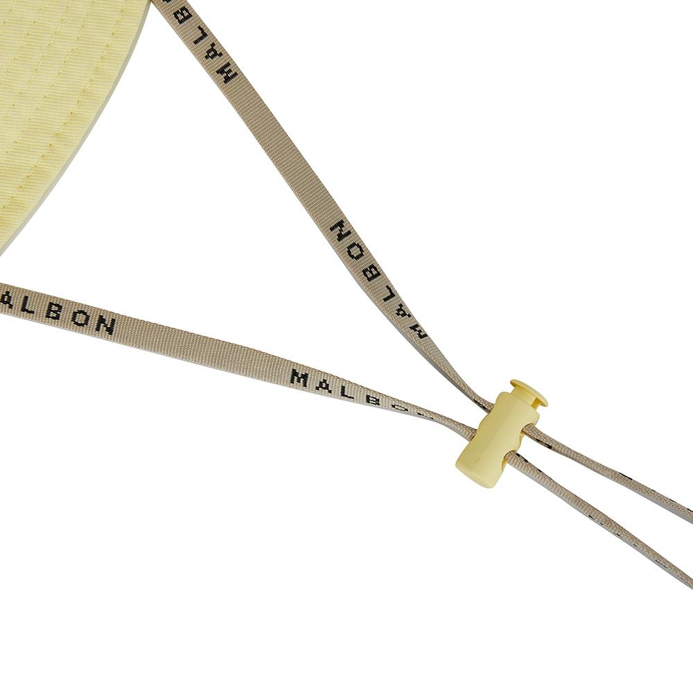 MALBON GOLF Basic Lettering Bucket Hat Yellow