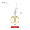 Zinc Alloy Mini Scissors: Stainless Steel, Pointed Embroidery & Thread Trimmer for Handcraft and Office Use