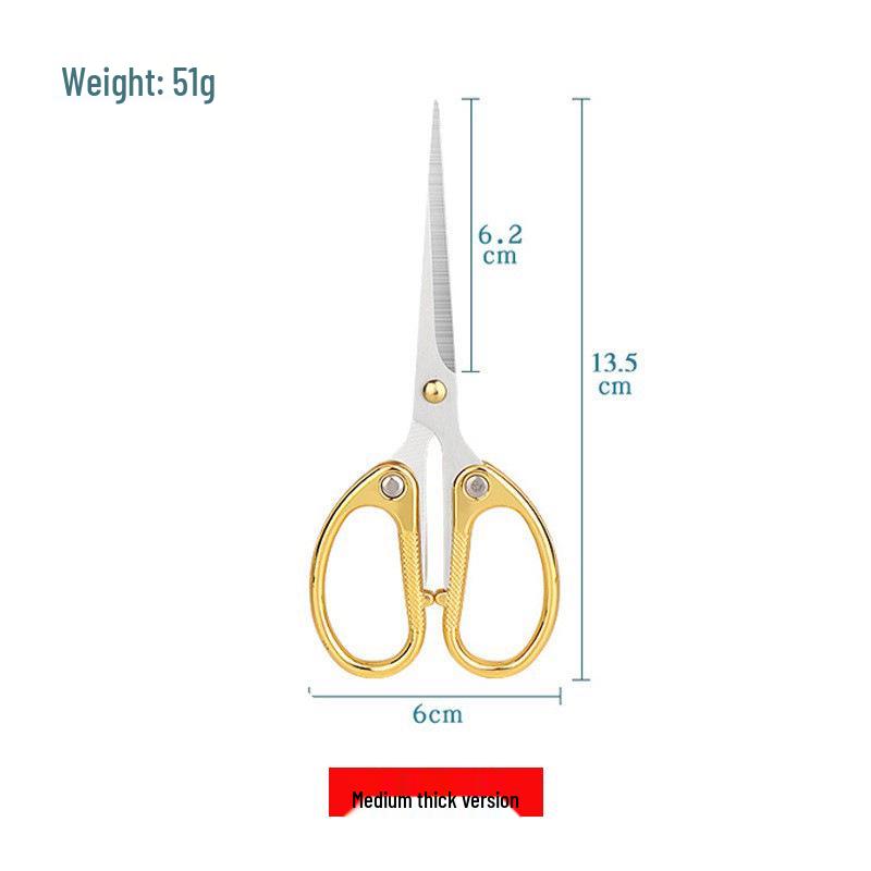 Zinc Alloy Mini Scissors: Stainless Steel, Pointed Embroidery & Thread Trimmer for Handcraft and Office Use