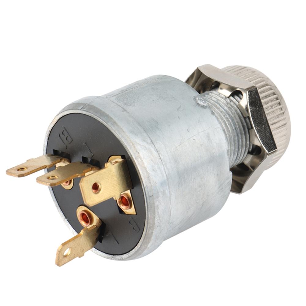 3-way 4-terminal Off-on-Lights/Accessories-on Ignition Switch For EZGO 1981-up