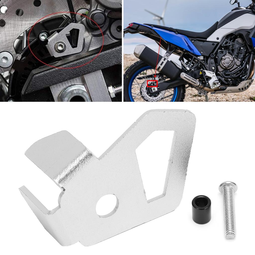 Motorcycle Rear ABS Sensor Guard Cover Protector Aluminum Alloy Replacement for TENERE700 XTZ690 2019‑2021