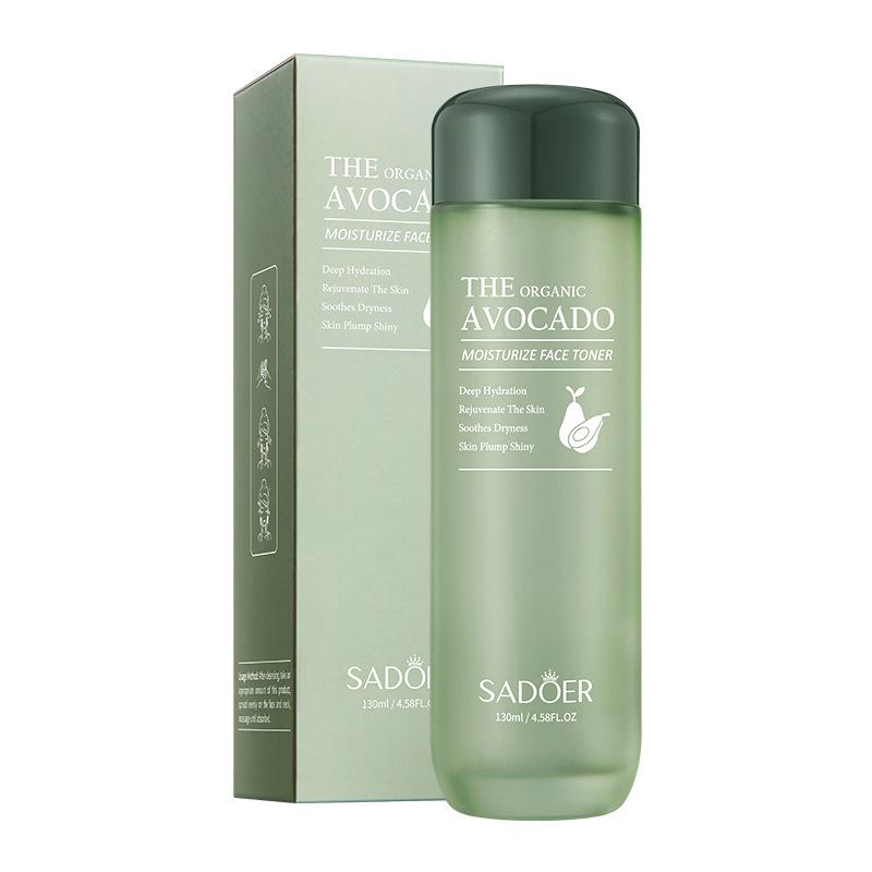 Avocado Toner 130ml SADOER Hydrating Moisturizing Moisturizing Lotion 130ml