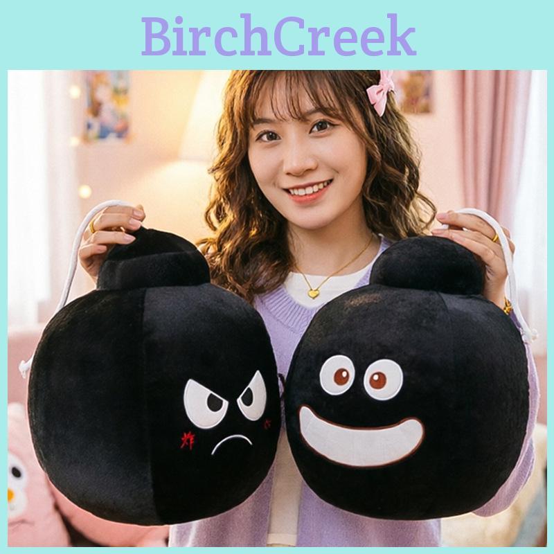 Cartoon Explosive Bomb Plush Pillow With Demon And Smiling Designs For Fun Photo Props And Gifts