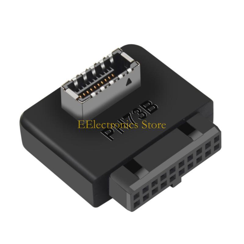 B03C USB TypeE Adapter for Motherboards 19/20Pin Header Adapter to TypeE Connectors