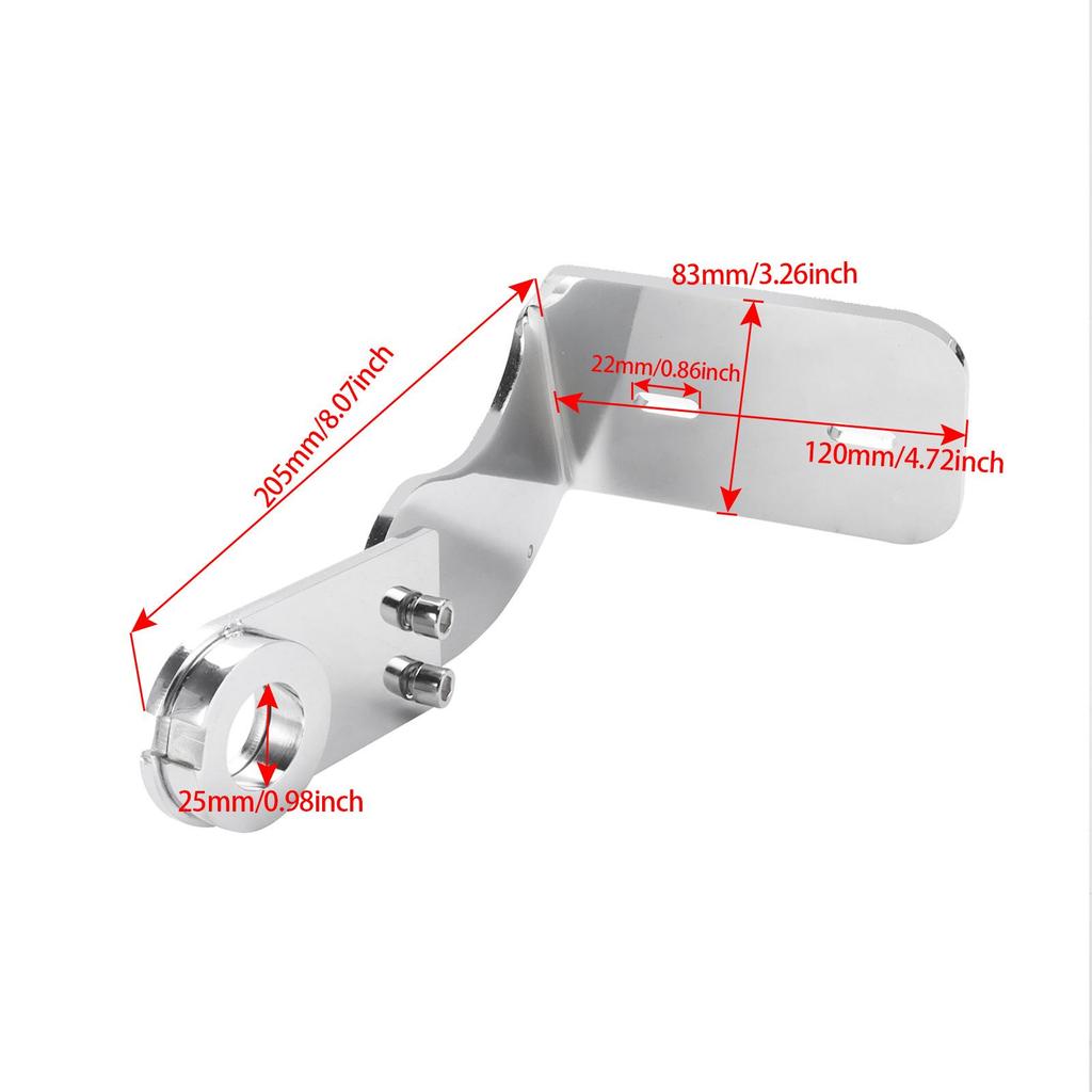 Motorcycle License Plate Bracket Holder,License Plate Holder Component Spare,License Plate Bracket for 2018-2024