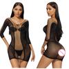 Women Sexy Mini Skirt Club Wear See Through Skirts Ladies Ice Silk A-Line Pleated Skirt Low Rise Waist Ruffled Skirt Nightdress