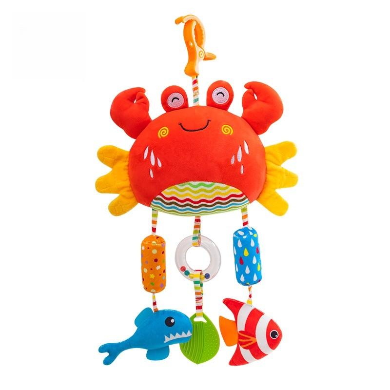 Baby Carriage Hanging Bell With Metal Toy For Infant Stroller And Bed Decor