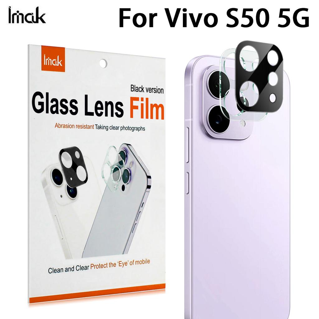 Für Vivo S50 5G Glas IMAK High Definition Integrierte Glaslinsenfolie Schwarze Version