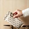 1Pc Polka Dot Eyeglass Pouch With Keychain Portable Scratch-Resistant Soft Glasses Case Storage Bag For Women Daily Use Travel