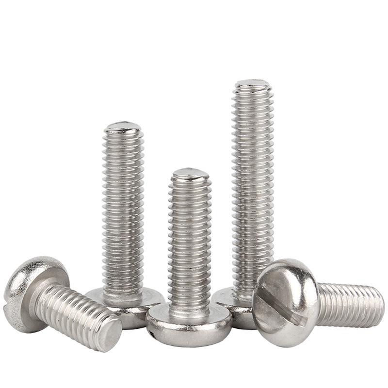 304 Stainless Steel Slotted Pan Head Screws & Bolts Collection