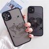 World Map Travel Camera Protection Phone Case For iPhone 11 13 12 14 15 16 Pro Max Mini 7 8 Plus XS XR SE20 Plane Hard PC Cover