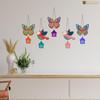 Multicolored Butterfly & Birds Wooden Wall Hanging for Home Decoration | Office | Cafe | Decorative Door Hanging | Pack of 5
