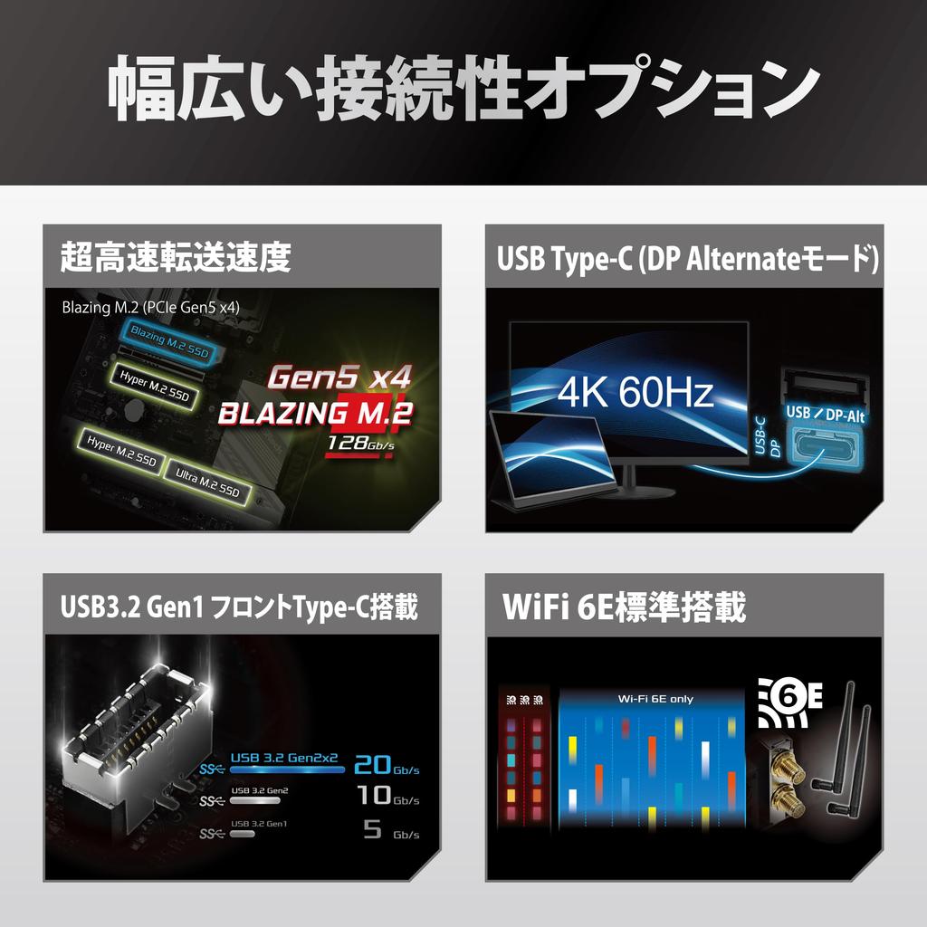 ASRock B850 Pro RS WiFi DDR5 ATX Motherboard for AMD Ryzen Series CPUs Japanese Retailer Motherboard, 9000/8000/7000 (Socket AM5) [Official Product]