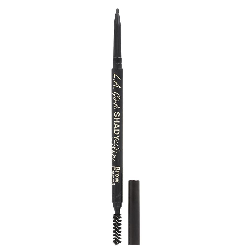 L.A. Girl Shady Slim Brow Pencil, Gb359 Blackest Brown, 0.08G(0.003Oz)