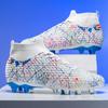 Herren Fußballschuhe FG/TF High Top Neu Verschleißfest Stoßdämpfend Freifeld Professionelles Training Fußballschuhe für Teenager