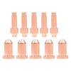 10 Pcs Plasma Cutting XT40 Torch Consumables Electrode 249926 Nozzle 249928 Tip