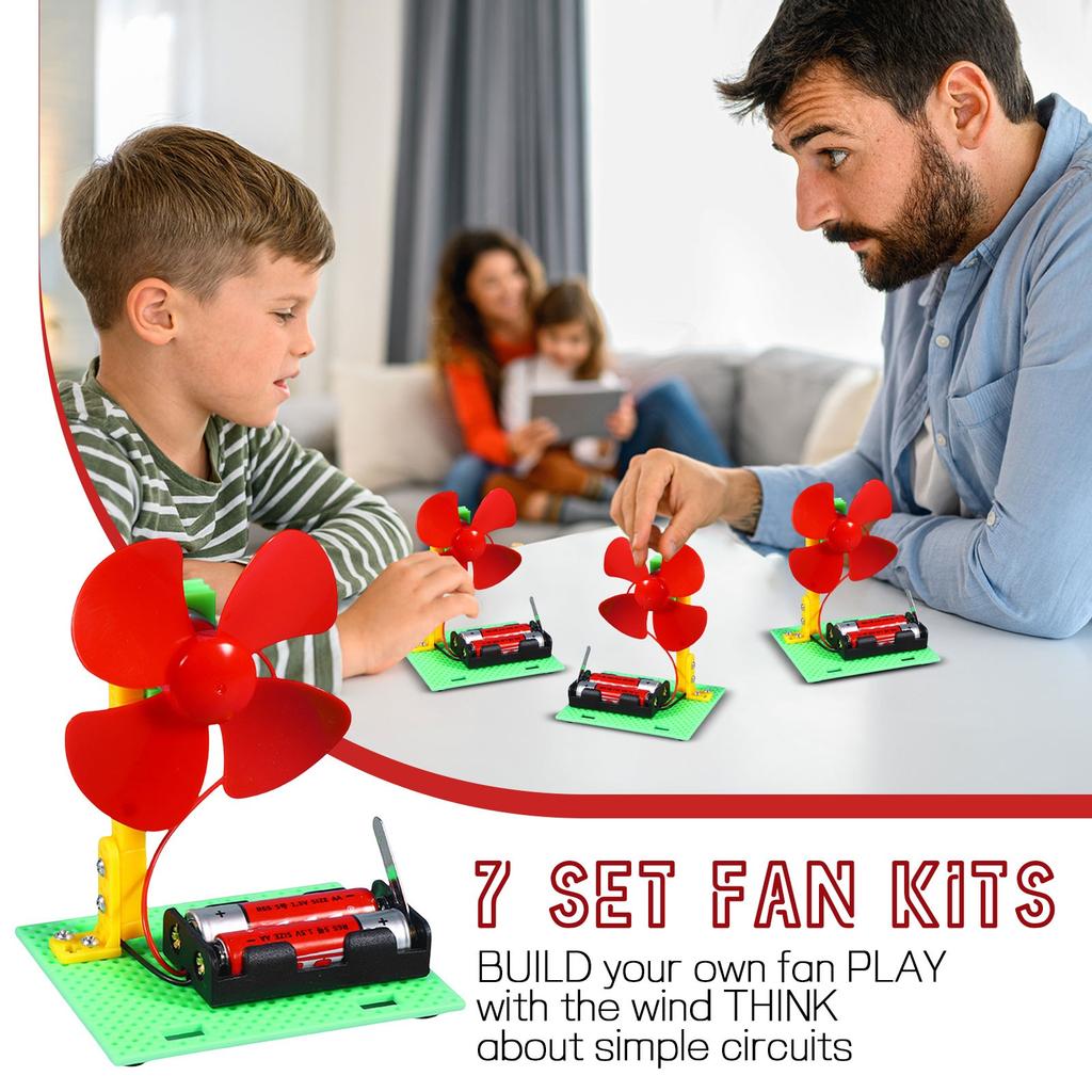 Cultivation Of Primary School Students' Interest In Handmade Science Experiments, Toy Fan Material Package