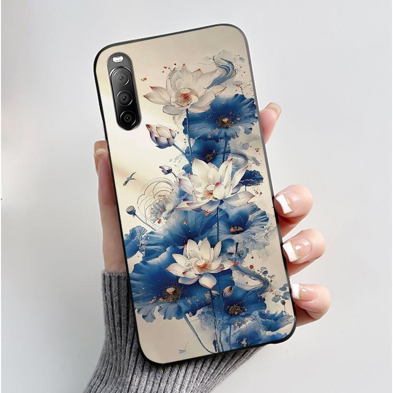 Black Case For Sony Xperia 10 II Luxury Fashion Anti-scratch Shell For Sony Xperia 10 III/Xperia 10 III Lite Cool Dragon King