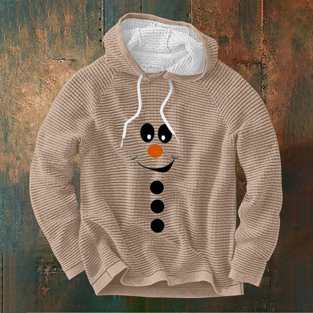 Men'S Casual And Fashionable Long Sleeved Hooded Pullover