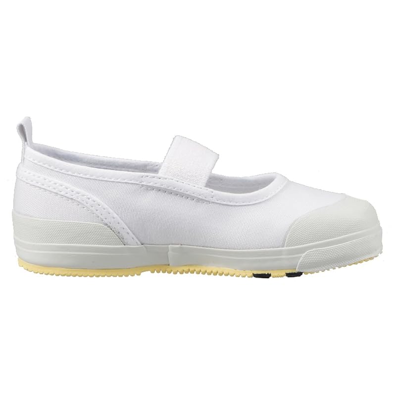 [Carrot] Indoor Shoes CR ST11 Unisex Children's White 17.5 Cm 2E