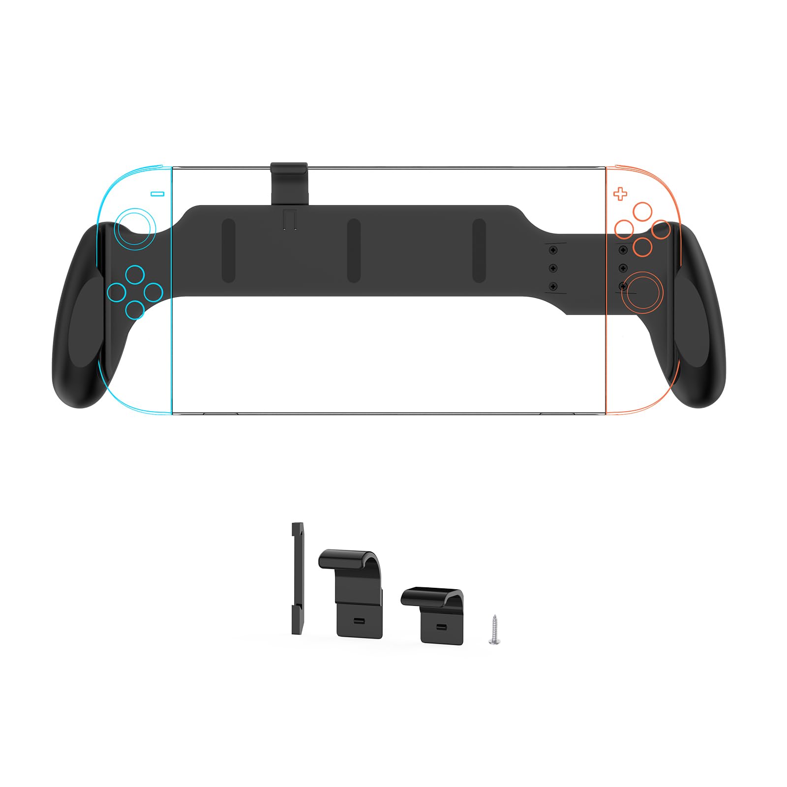 

Чехол для консоли Switch 2 со встроенной консолью и защитой от падений, легко крепится и установочный комплект, совместимый с Switch2, японская инструкция чёрный