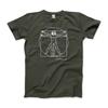 Leonardo Da Vinci, Vitruvian Man Sketch T Shirt