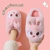 Women's Cute Cotton Furry Plush Indoor Booties – Autumn/Winter 2025 Style