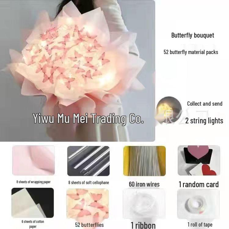 DIY Butterfly Bouquet Kit - Ideal Birthday or Valentine's Gift for Her