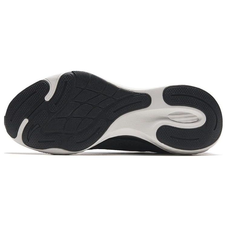 Anta City Running Shoes Men Black White Silver 112335556-6