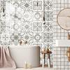 10 Stück Fliesenaufkleber im europäischen Stil für Küche, Badezimmer, Kleiderschrank, Heimdekoration, ölbeständige Keramik, PVC-Kunst-Wandaufkleber