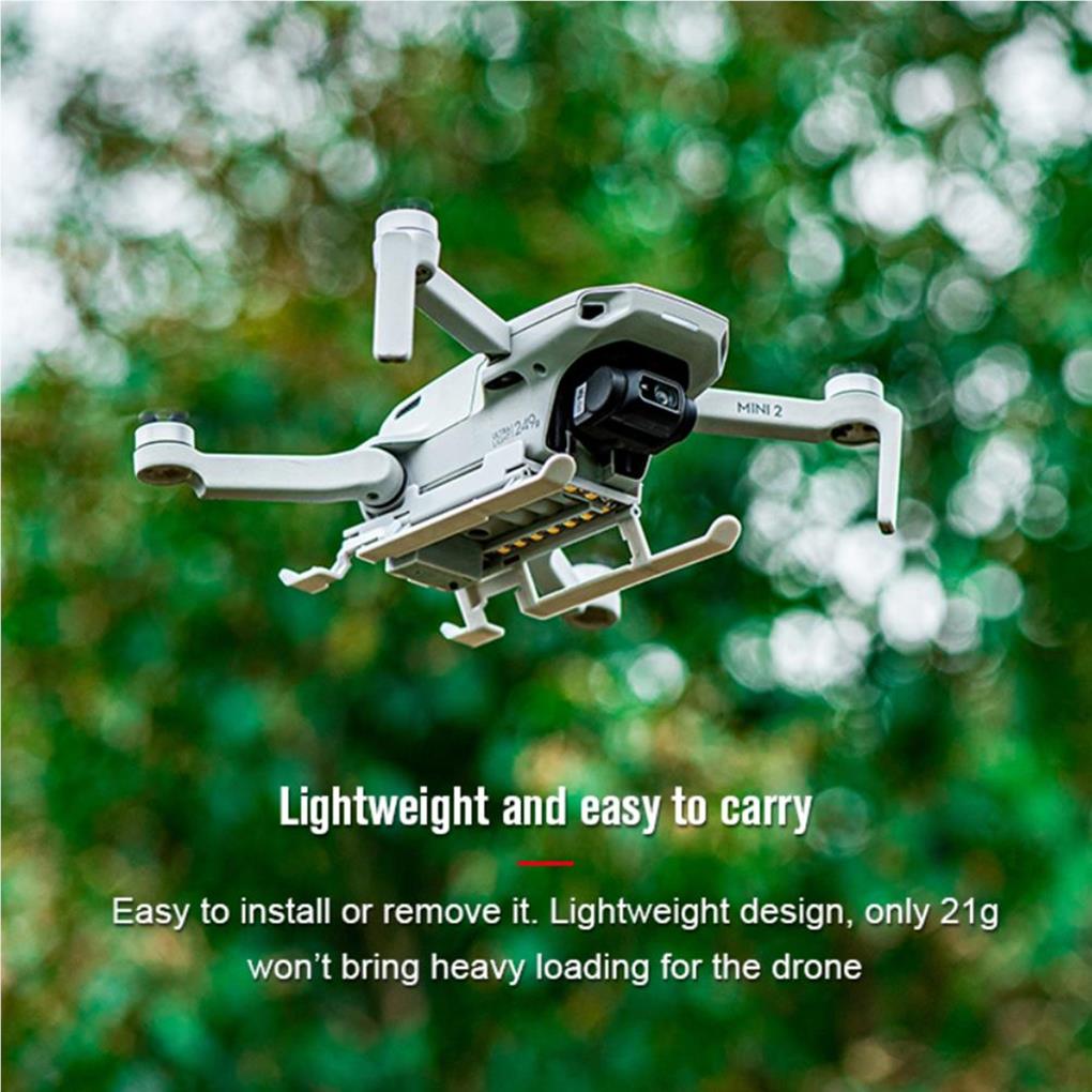 UAV Landing Gear With Night Lights Protection Extender Guard Support Foldable Expansion Protector Gears Accessories Kit