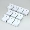 5/10Pcs For Aluminum Alloy Solar Panel End Clamps For PV Module Racking Mount System Accessories Photovoltaic Mounting