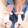 Baby Spoon Fork Silicone Children's Cutlery Set Feeding Baby Tableware Learn Spoon Set Short Easy Spoon