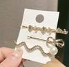 2/3/4PCS  X-shaped Hair Clips Shiny Rhinestone Fashionable Small Hair Clips Fringe Decorative Clips ringe Decorative Clips