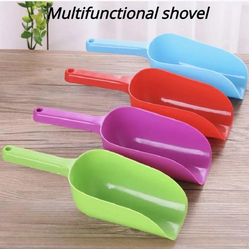 

1 шт., разноцветная пластиковая многоцелевая лопата для рисовой муки, садовые инструменты, садовая лопата для горшков, суккулентные кухонные принадлежности