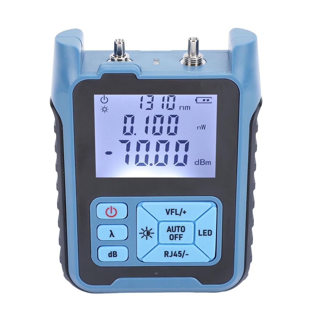Fiber Optic Meter Mini Portable Light Power Cable Tester High Accuracy Multi Functional